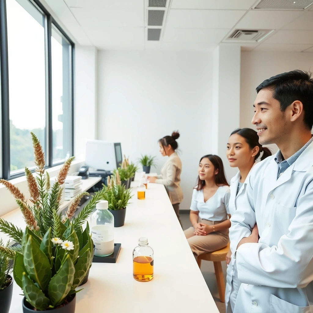 Natural ingredients laboratory